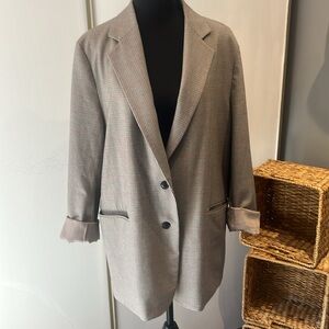 Uniqlo Houndstooth Blazer XL